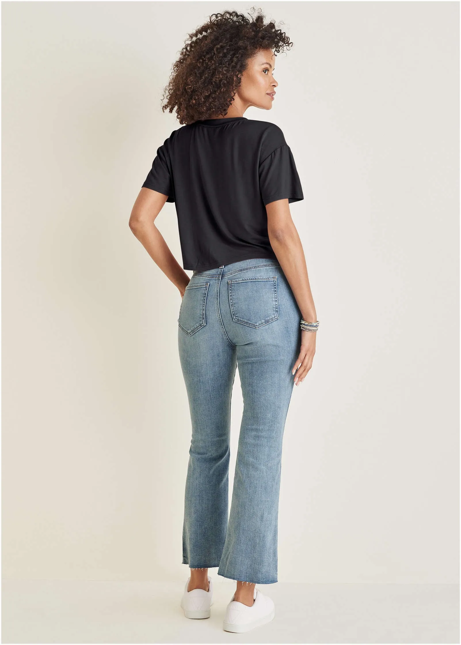 Crew Neck Tee - Black