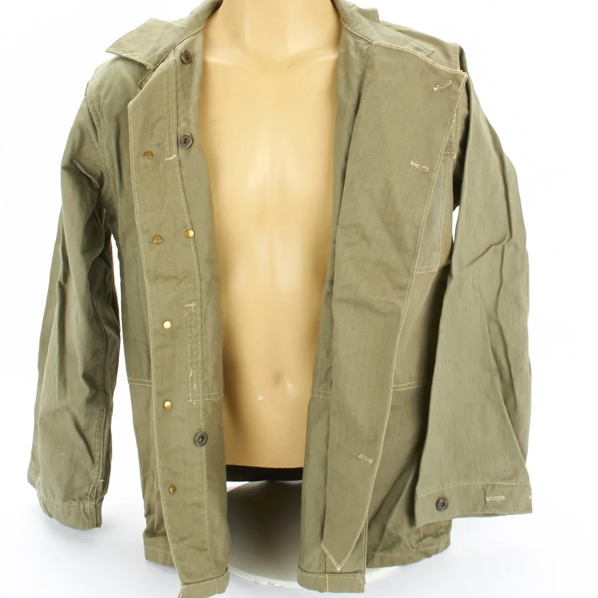 Original U.S. WWII USMC HBT Herringbone Twill P44 Utility Combat Uniform Collection