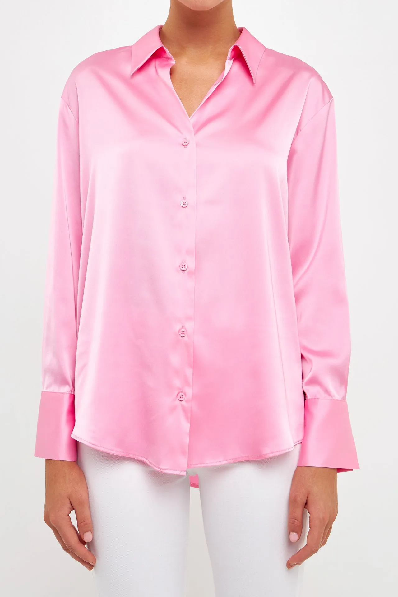 Silky Button up Top
