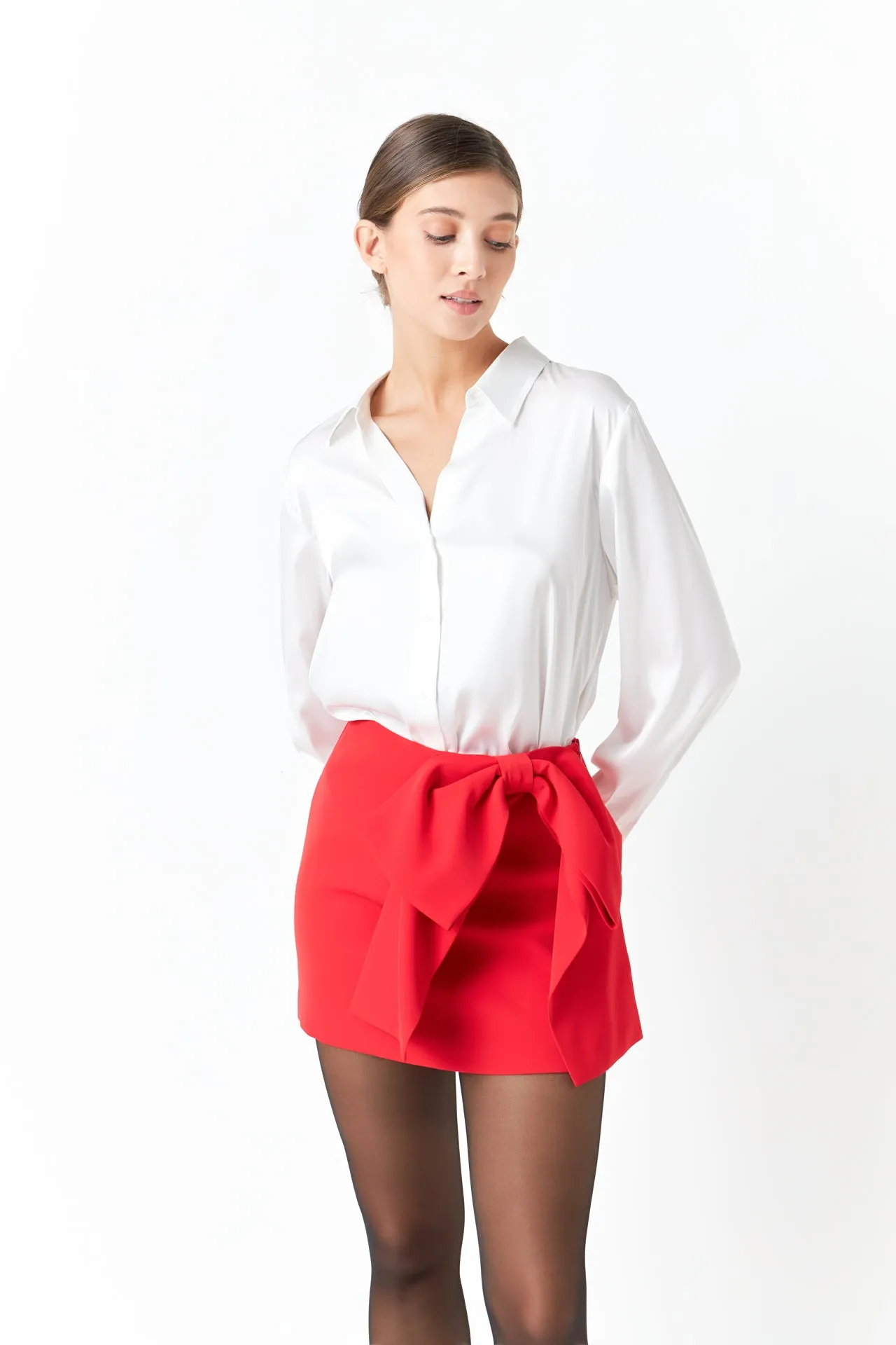 Silky Button up Top